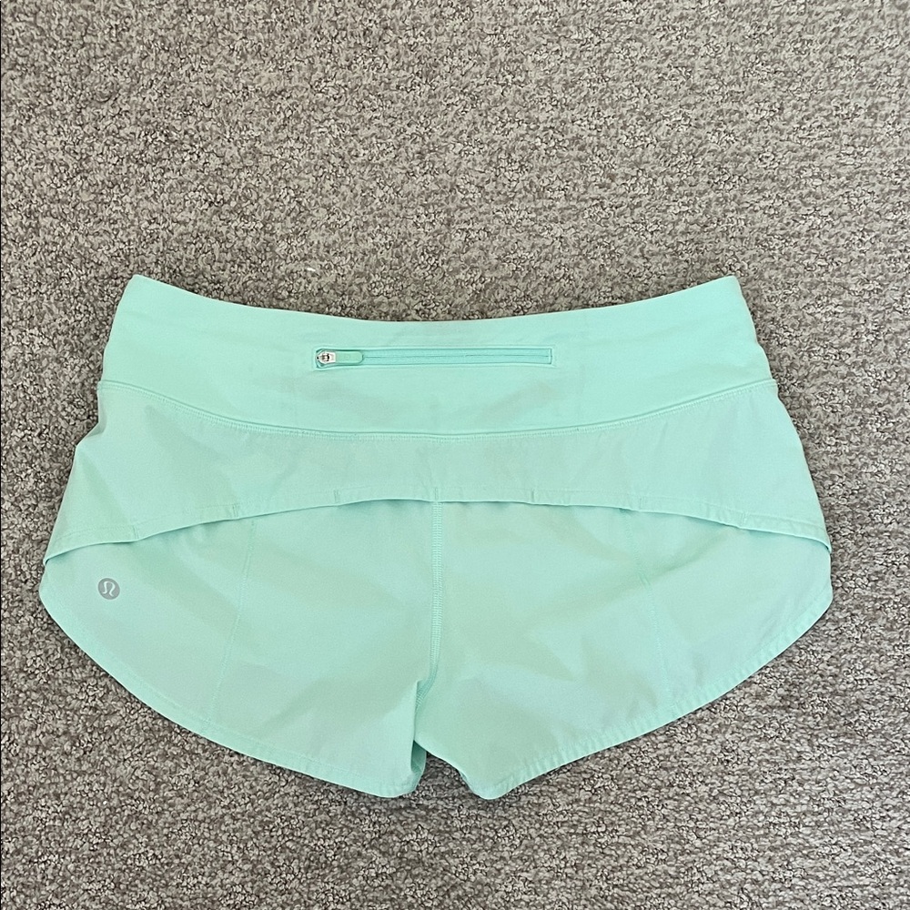 lululemon athletica Light Green Athletic Shorts